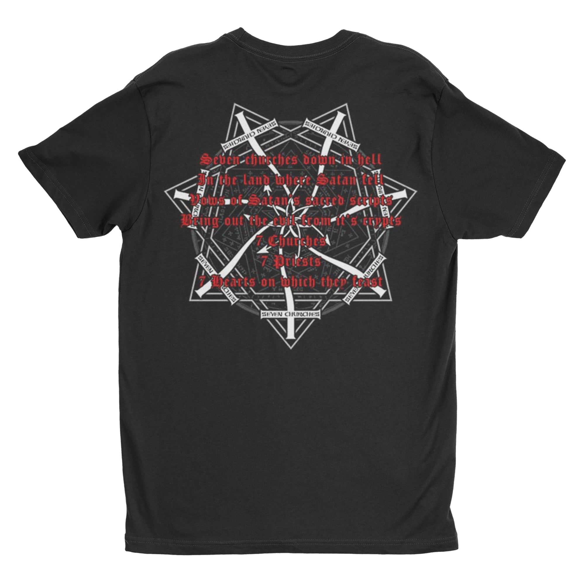 Possessed - Seven Churches t-shirt Hoodie, Sweatshirt | CoreVibeTees.com (Image 3)
