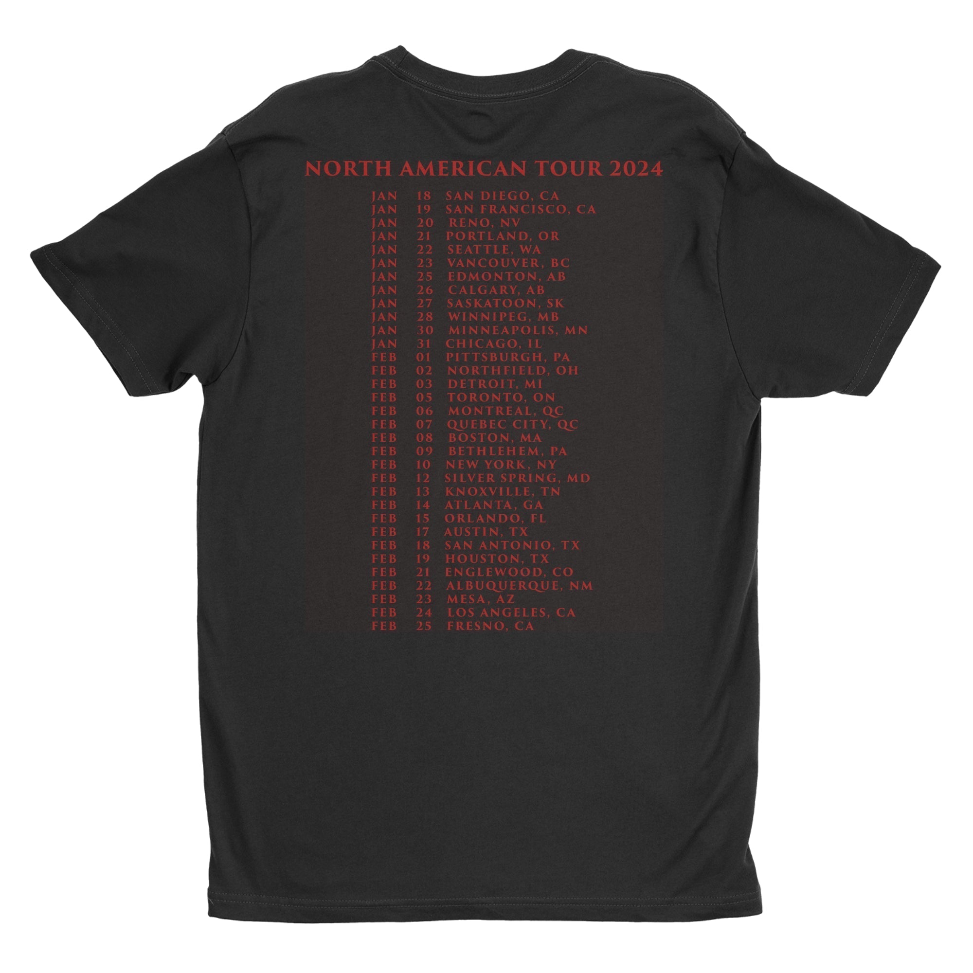 Orbit Culture - 2024 North American Skull Tour t-shirt Hoodie, Sweatshirt | CoreVibeTees.com (Image 3)