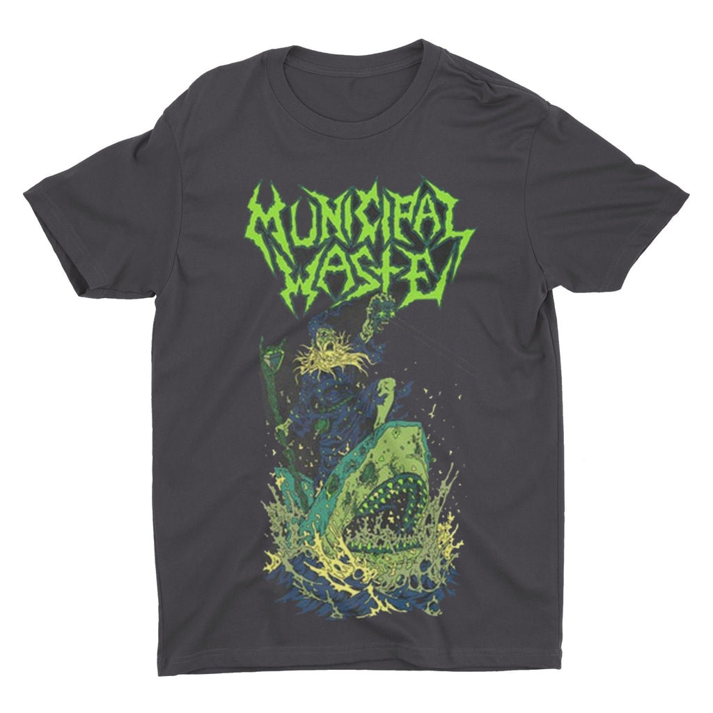 Municipal Waste - Glow Shark t-shirt Hoodie, Sweatshirt | CoreVibeTees.com (Image 2)