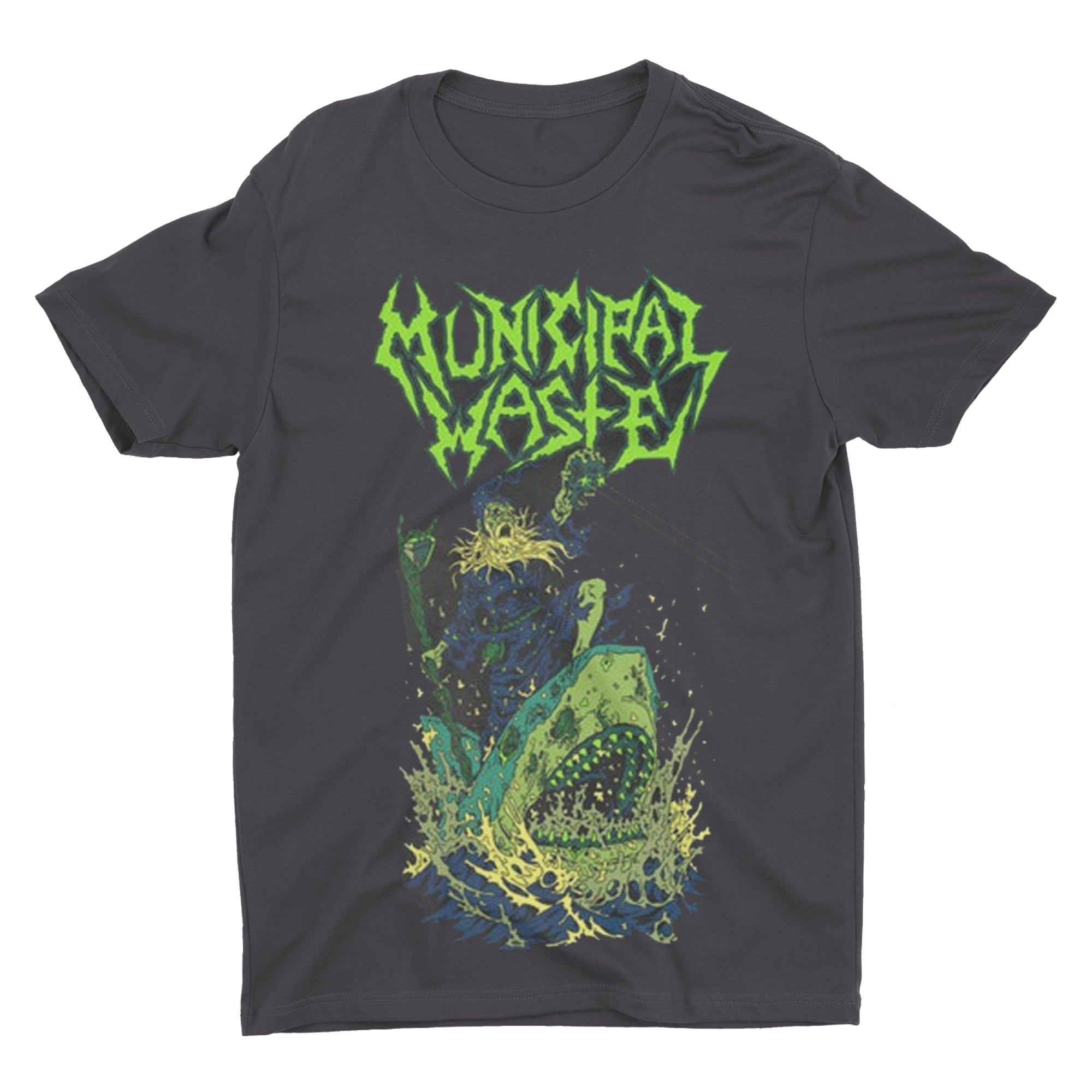 Municipal Waste - Glow Shark t-shirt Hoodie, Sweatshirt | CoreVibeTees.com (Image 2)