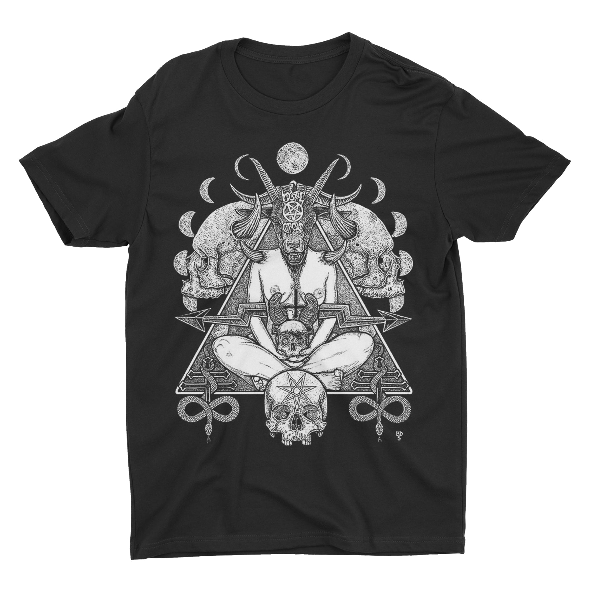 Mystic Circle - The Arrival Of Baphomet t-shirt Hoodie, Sweatshirt | CoreVibeTees.com (Image 2)