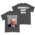 Nuclear Power Trio - Criminally Great Riffs T-Shirt Hoodie, Sweatshirt | CoreVibeTees.com (Image 1)