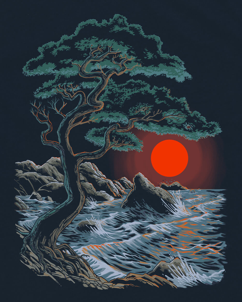 Crimson Coast Tee