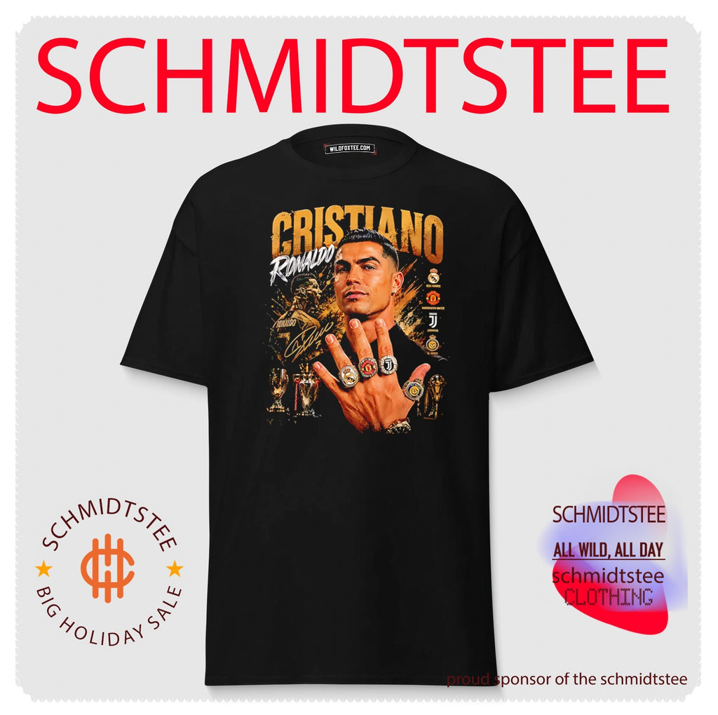 Cristiano Ronaldo Arsenal Fc Rings team logo signature shirt