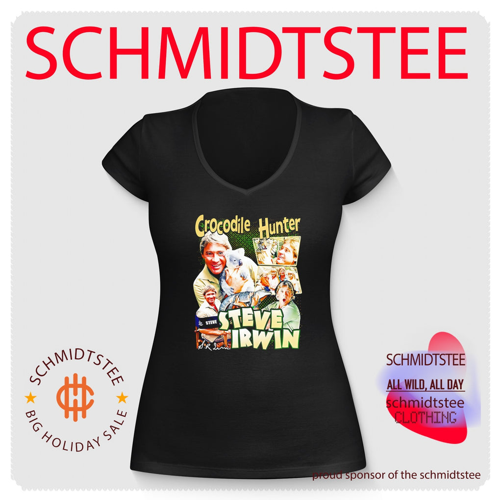 Crocodile hunter Steve Irwin signature graphic shirt