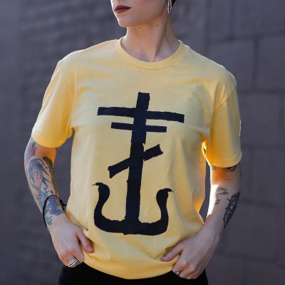 Cross T-shirt (Yellow) Hoodie, Sweatshirt | CoreVibeTees.com (Image 3)