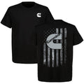 Cummin American Flag Sided Car Parts Car Enthusiast Casual Menswear Car Parts Short Sleeve (1)