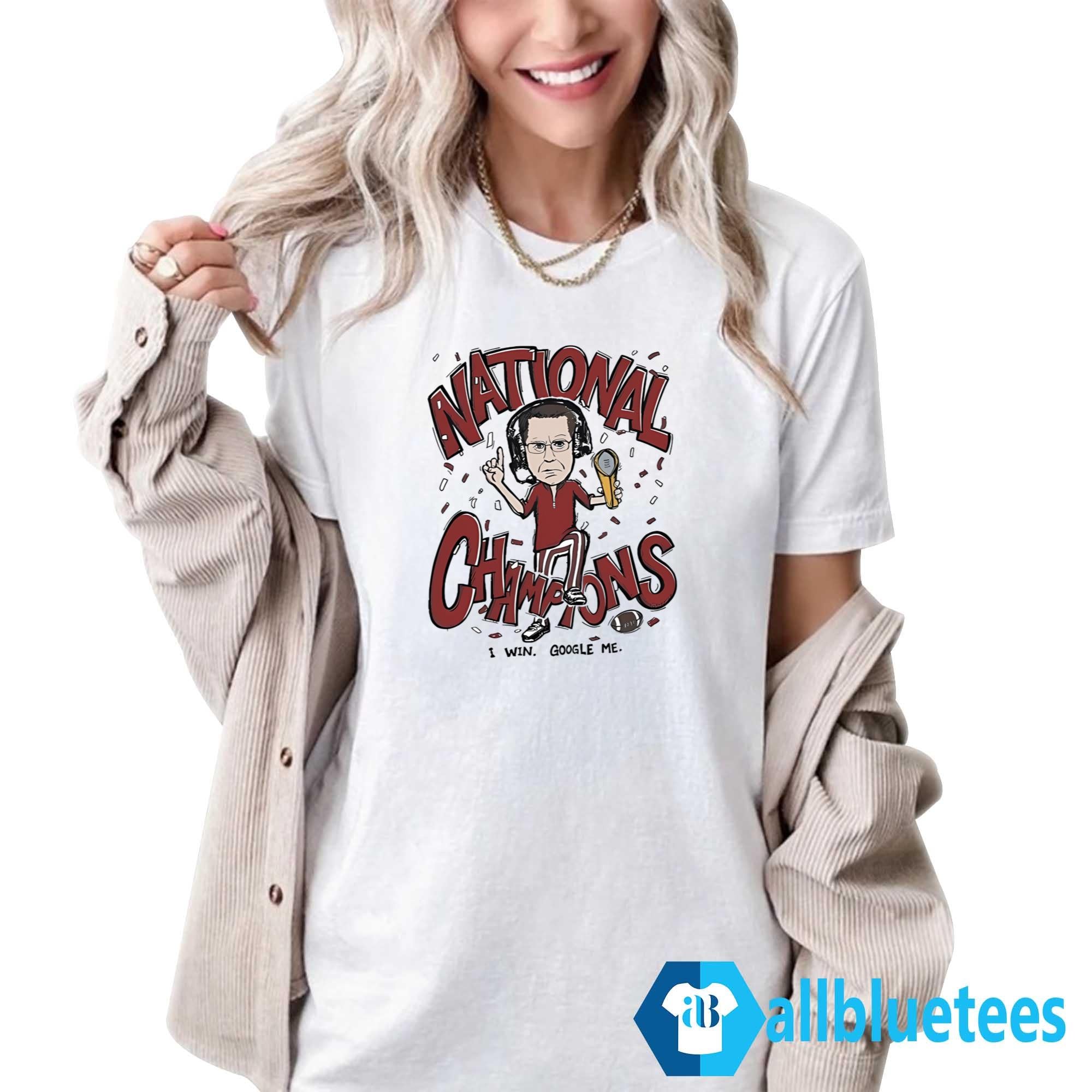Curt Cignetti I Win Google Me National Champion Shirt