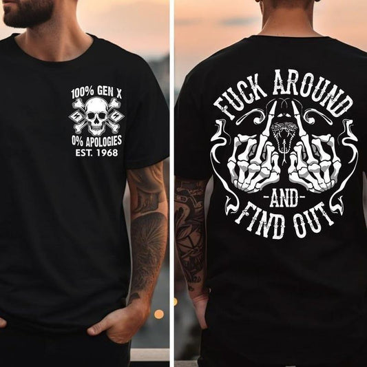 Custom Gen X FAFO New Version T-shirt, Sweatshirt, Hoodie, Gen X Raised On Hose Water And Neglect T-shirt, Vintage Inspired Sweatshirt Casual Menswear