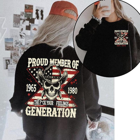 Custom Generation X Collection New Version Shirt, Custom Year Of Birth Shirt, The True Fafo Generation Generation X T Shirt - 100% Cotton Top Unisex