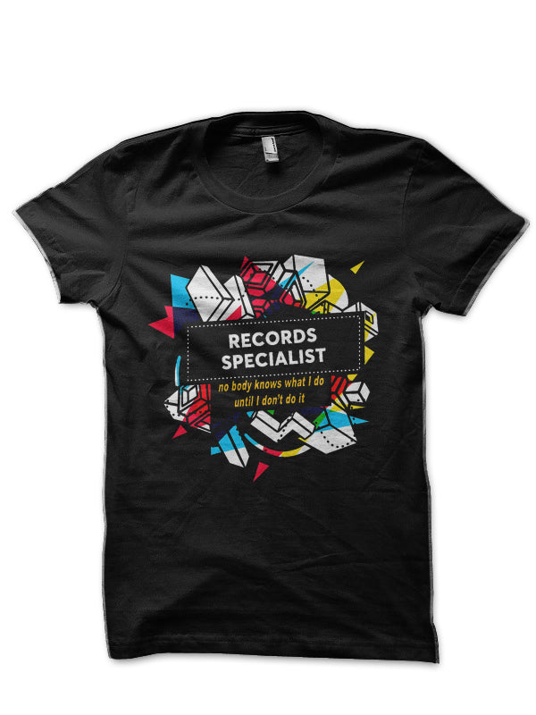 Custom Records-Records Specialist T-Shirt Hoodie, Sweatshirt | CoreVibeTees.com