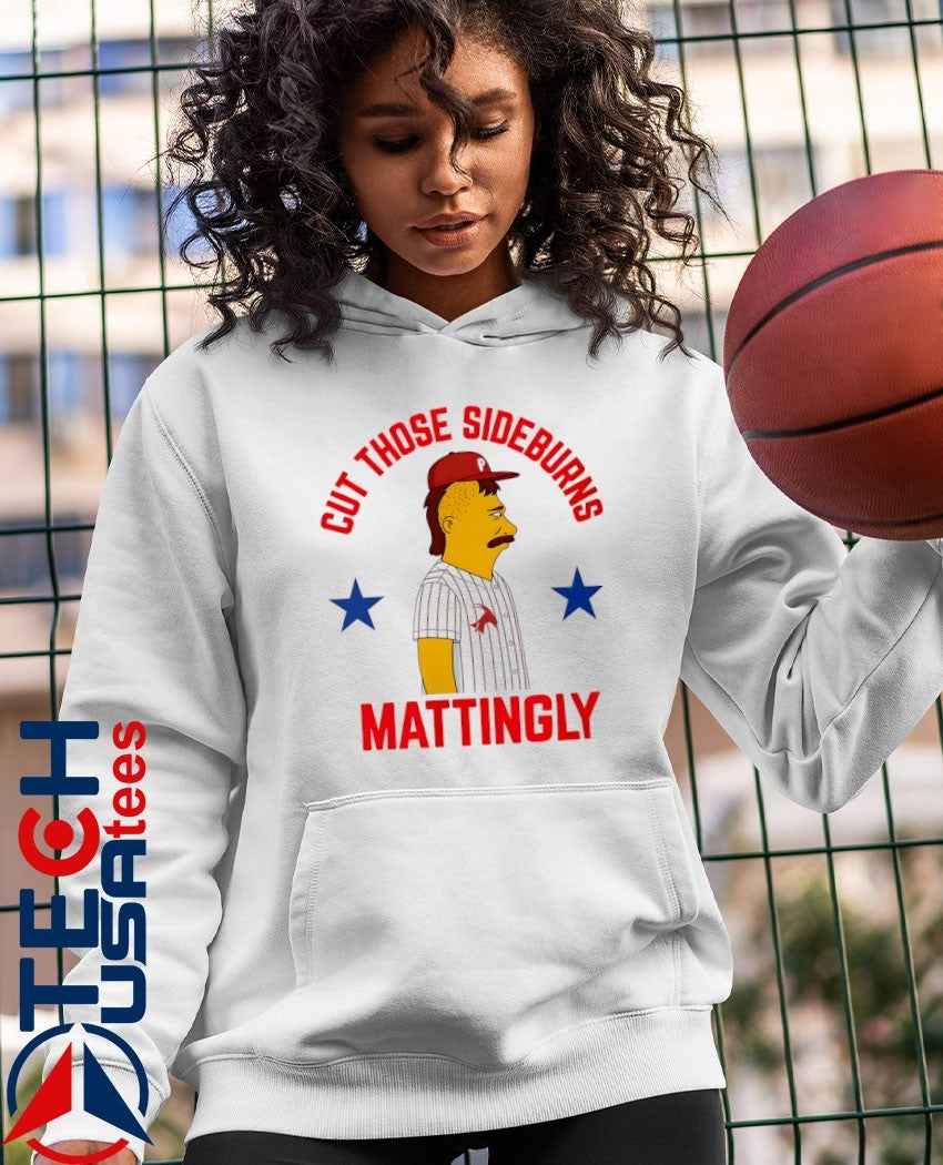 Cut the Donnie Sideburns Mattingly Philadelphia Phillies shirt