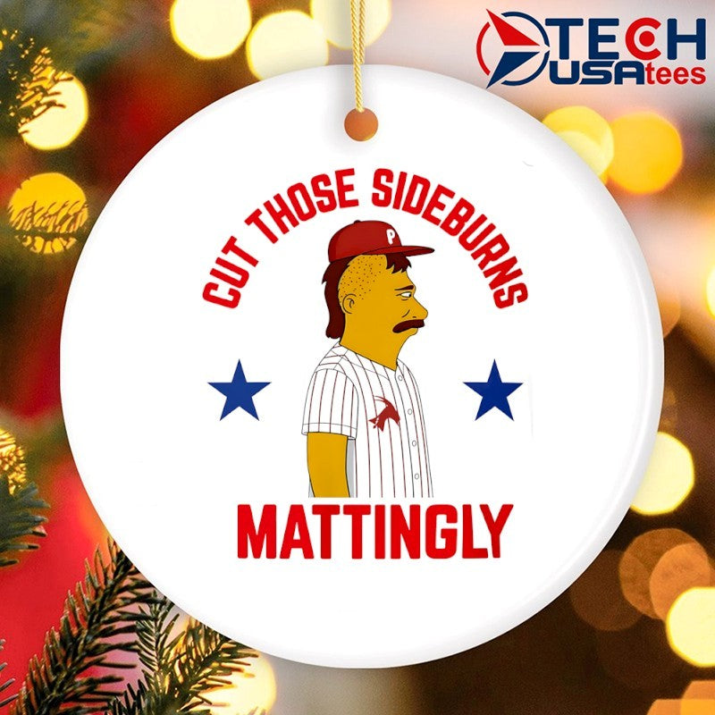 Cut the Donnie Sideburns Mattingly Philadelphia Phillies shirt