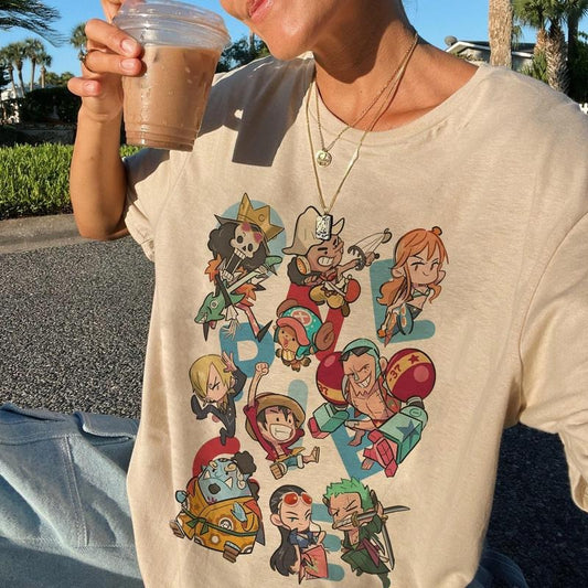 Cute Chipi Anime T-shirt, Anime Shirt, Gift For Anime Fan Shirt