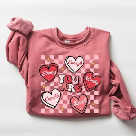 Cute Teacher Valentine Sweatshirt, Retro Heart Sweatshirt, Back to School Shirt, Love Teacher Tee, Teacher Valentine Shirt Menswear Hoodie
