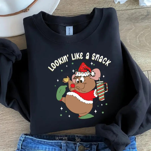 Cutes Looking Like a Snack Christmas Sweatshirt, Cute Christmas Shirt, Family Christmas Sweater, Cute Youth Christmas Sweatshirt, Christmas Vibes, Christmas Season trendy crewneck