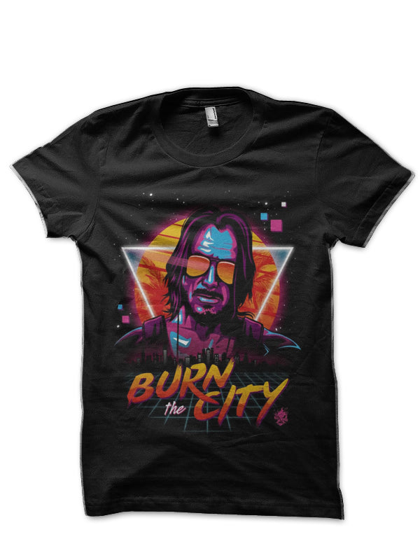 Cyber Punk Black T-Shirt Hoodie, Sweatshirt | CoreVibeTees.com
