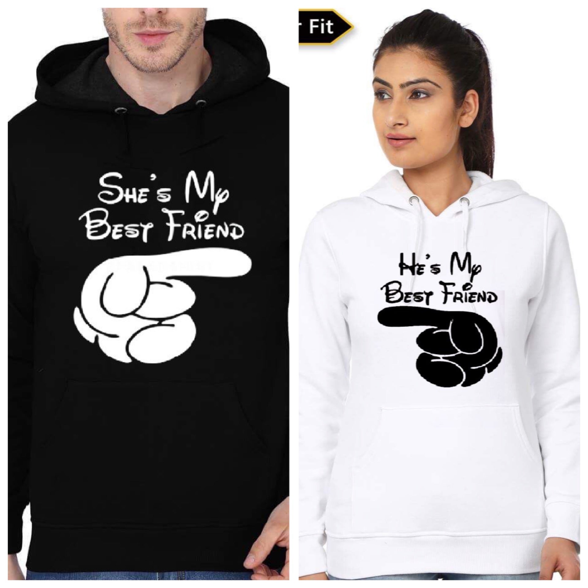 He Is My Best Friend She Is My Best Friend Hoodie T-Shirts, Sweatshirt | CoreVibeTees.com