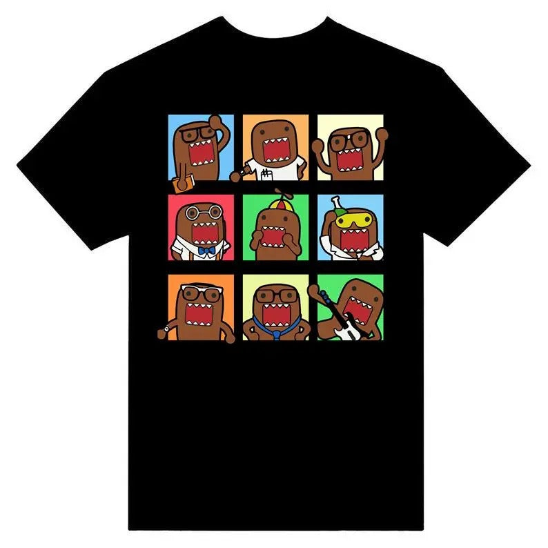 D0m0 T-Shirt Adult Anime Animation T-shirt, Cotton For Men Women, Unisex Fitted Tops T-Shirt