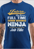 Intern Ninja Job Tittle T-Shirt Hoodie, Sweatshirt | CoreVibeTees.com