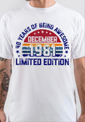 December 1981 40 Years Of Being Awesome T-Shirt Hoodie, Sweatshirt | CoreVibeTees.com