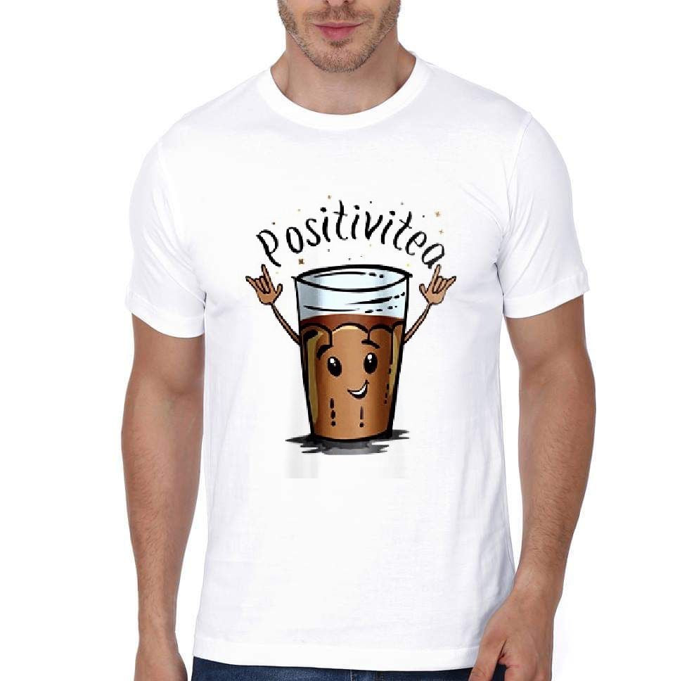 Positivitea Chai White T-Shirt Hoodie, Sweatshirt | CoreVibeTees.com