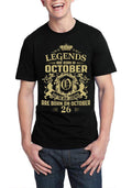 Legends Are Born On October 26 T-Shirt Hoodie, Sweatshirt | CoreVibeTees.com