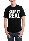 Keep It Real Black T-Shirt Hoodie, Sweatshirt | CoreVibeTees.com