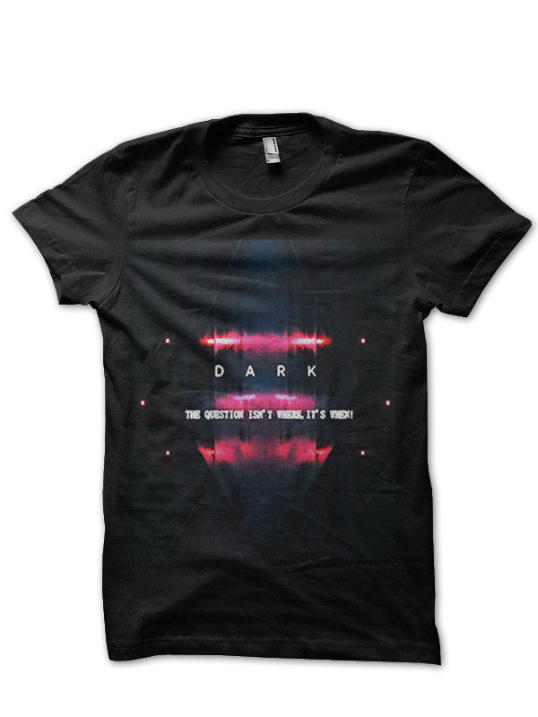 The Question Isnâ€™t Where Its When! Half Sleeve Black T-Shirt Hoodie, Sweatshirt | CoreVibeTees.com