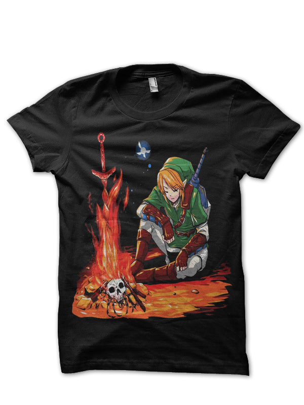 Dark Link Black Half Sleeve T-Shirt Hoodie, Sweatshirt | CoreVibeTees.com