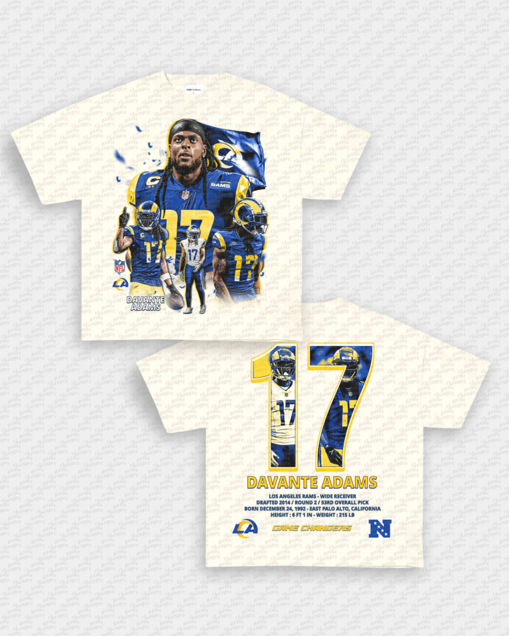 DAVANTE ADAMS - RAMS TEE - [DS] Hoodie, Sweatshirt | CoreVibeTees.com (Image 4)