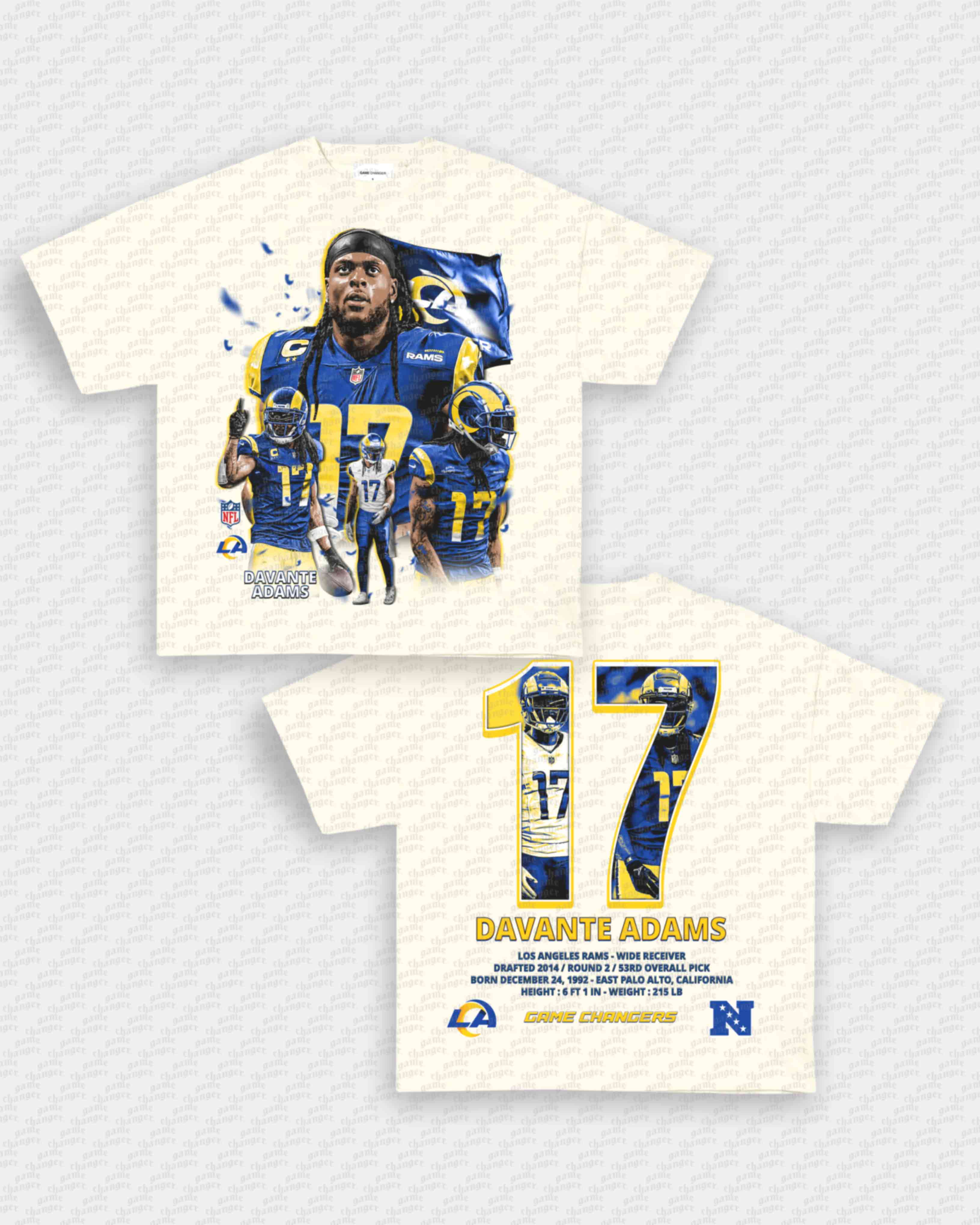 DAVANTE ADAMS - RAMS TEE - [DS] Hoodie, Sweatshirt | CoreVibeTees.com (Image 4)