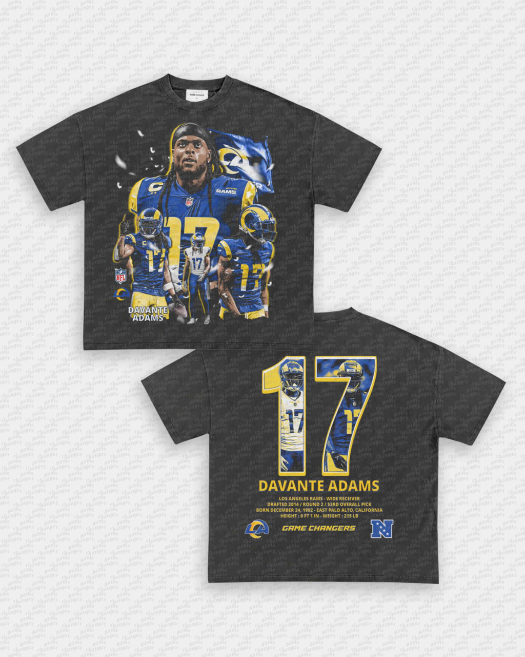 DAVANTE ADAMS - RAMS TEE - [DS] Hoodie, Sweatshirt | CoreVibeTees.com (Image 2)