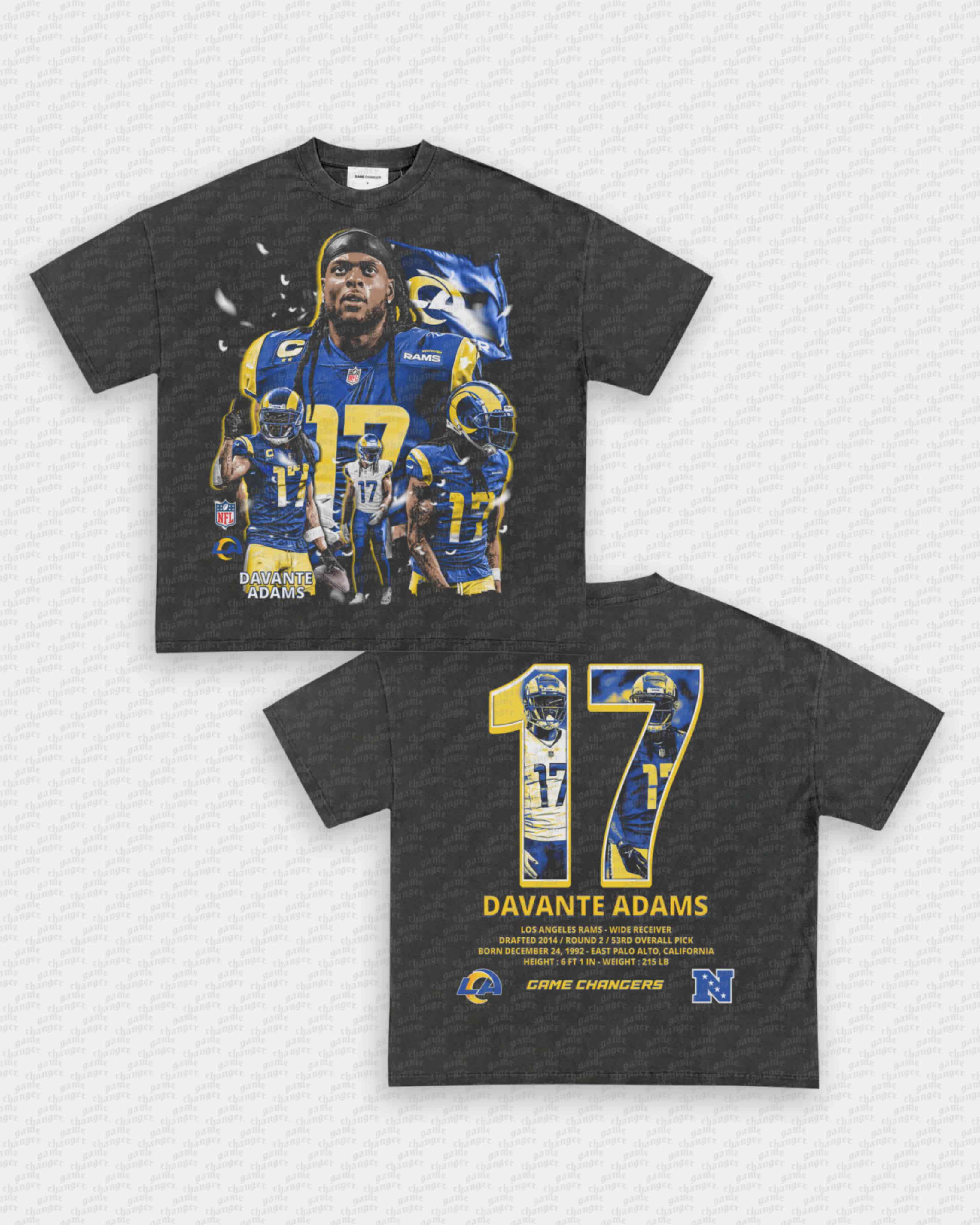 DAVANTE ADAMS - RAMS TEE - [DS] Hoodie, Sweatshirt | CoreVibeTees.com (Image 2)