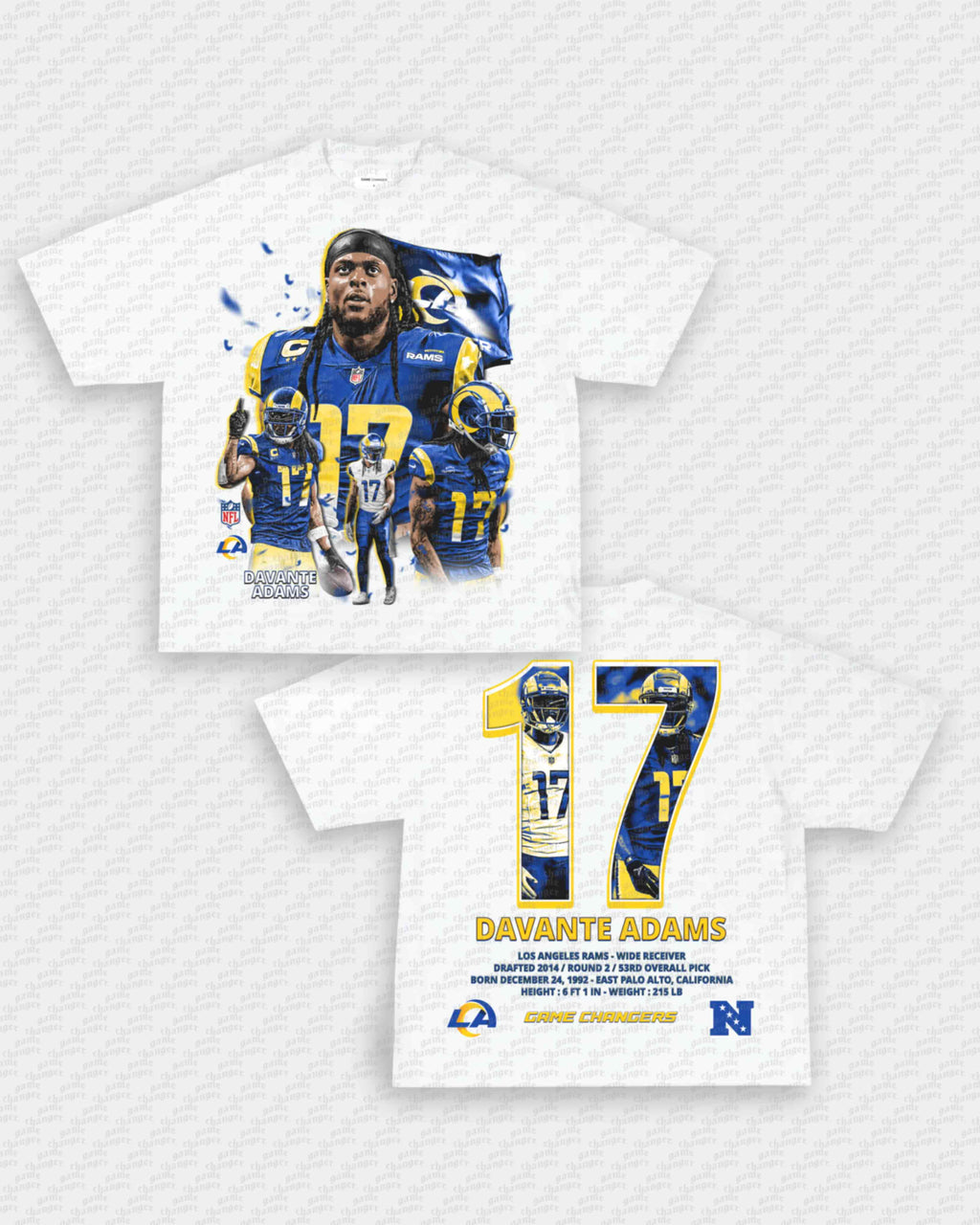 DAVANTE ADAMS - RAMS TEE - [DS] Hoodie, Sweatshirt | CoreVibeTees.com (Image 3)