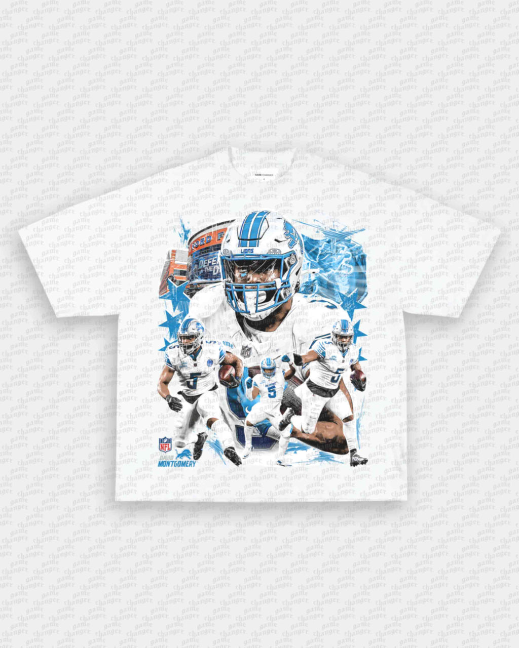 DAVID MONTGOMERY TEE Hoodie, Sweatshirt | CoreVibeTees.com (Image 2)