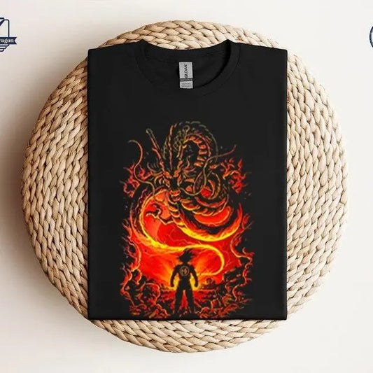 DB Manga Character Shirt, Dragon Sweatshirt Hoodie, Goku Ball Graphic Sweatshirt, Stylish Manga T-shirt, Japanese Anime Tee Gift for Him Sweatshirt, Hoodie, Comfort Colors