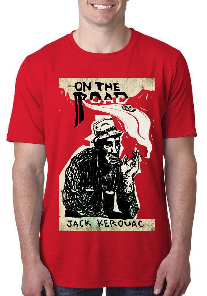 Jack Kerouac Red T-Shirt Hoodie, Sweatshirt | CoreVibeTees.com