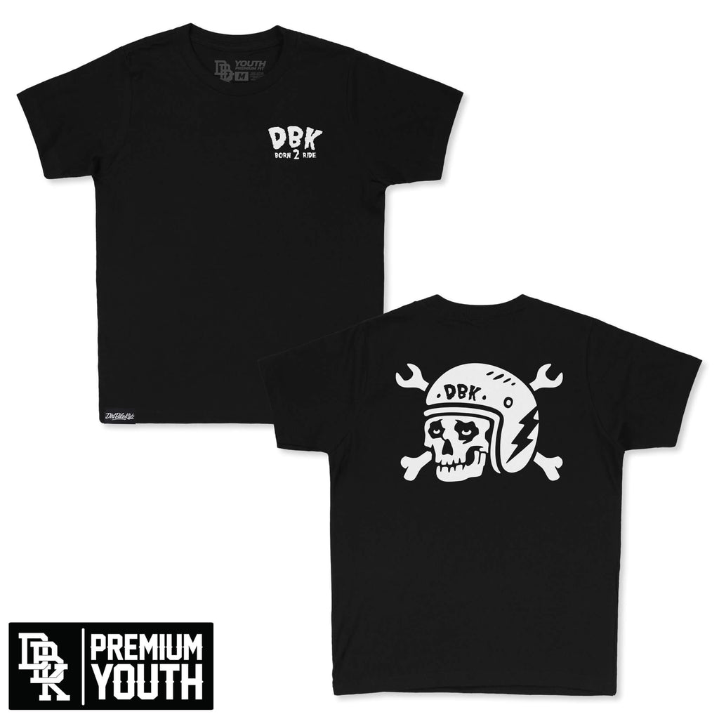 Born 2 Ride - Youth Premium Tee Hoodie, Sweatshirt | CoreVibeTees.com (Image 1)