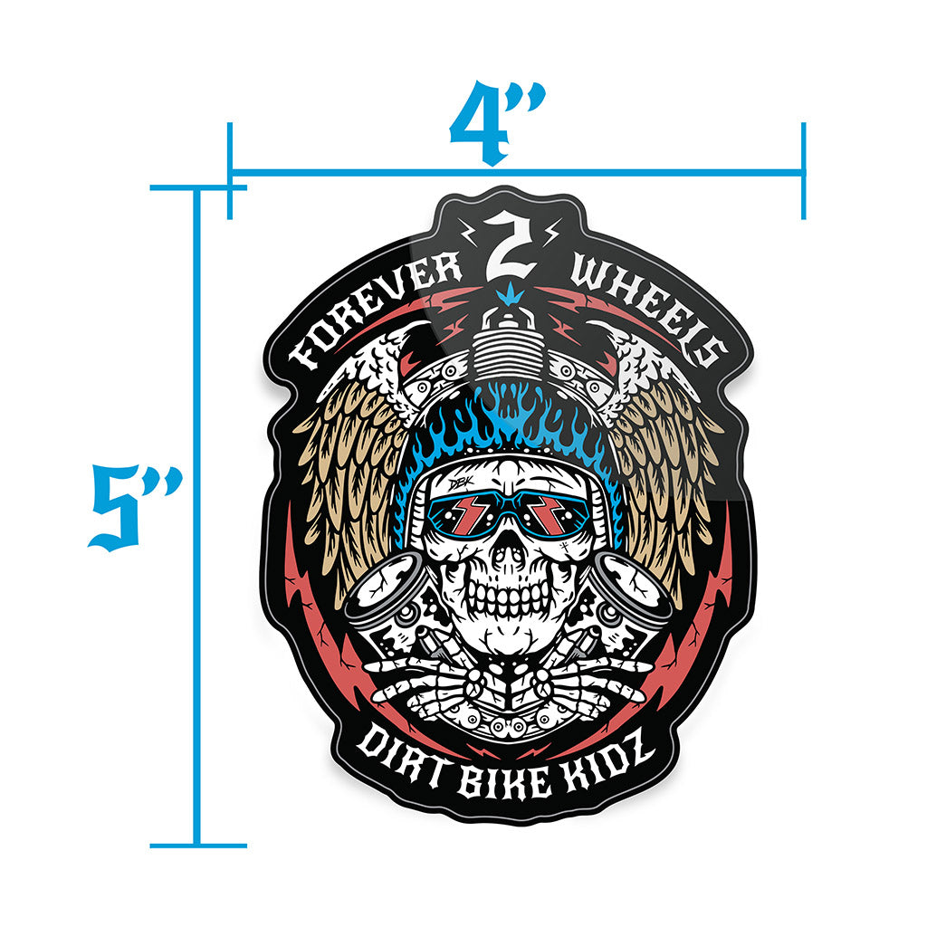 Forever 2 Wheels - Tee / Sticker Bundle Hoodie, Sweatshirt | CoreVibeTees.com (Image 2)