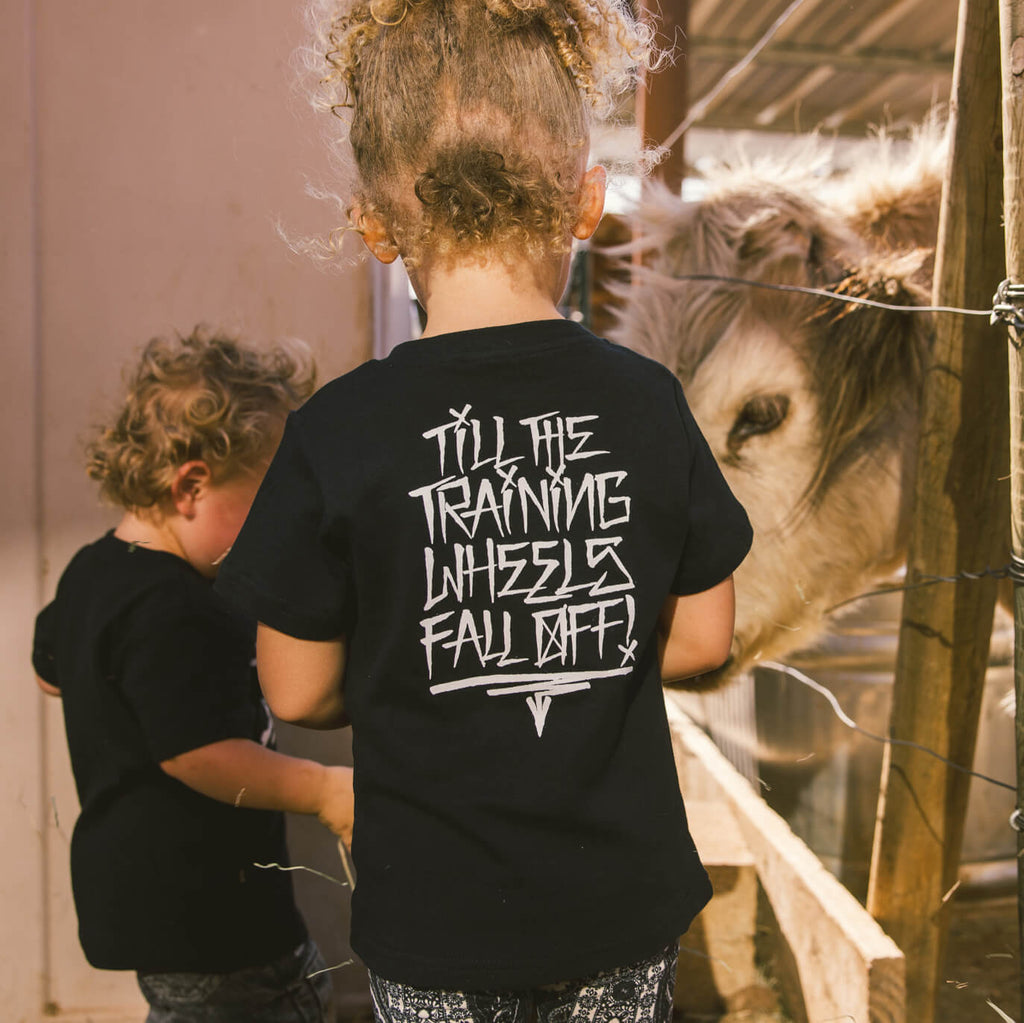 Toddler - Training Wheels Tee Hoodie, Sweatshirt | CoreVibeTees.com (Image 4)