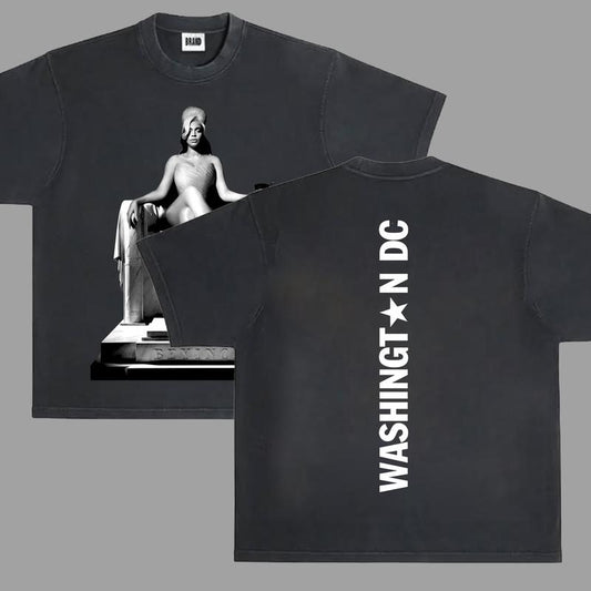 DC Energy Drip T-Shirt, Cowboy Concert 2025 Streetwear, Trendy Tourist Core Summer Fit