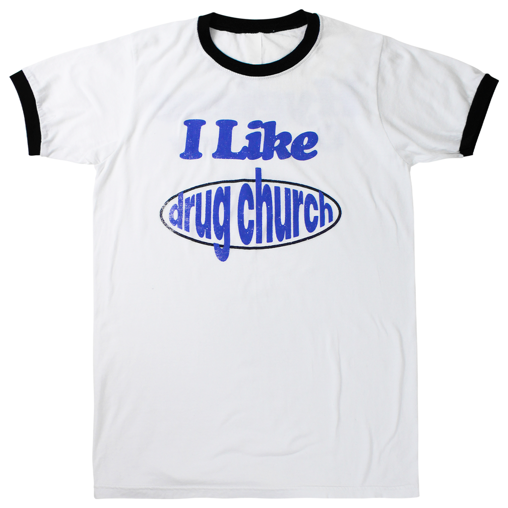 Drug Church - I LIKE DC RINGER TEE Hoodie, Sweatshirt | CoreVibeTees.com (Image 1)