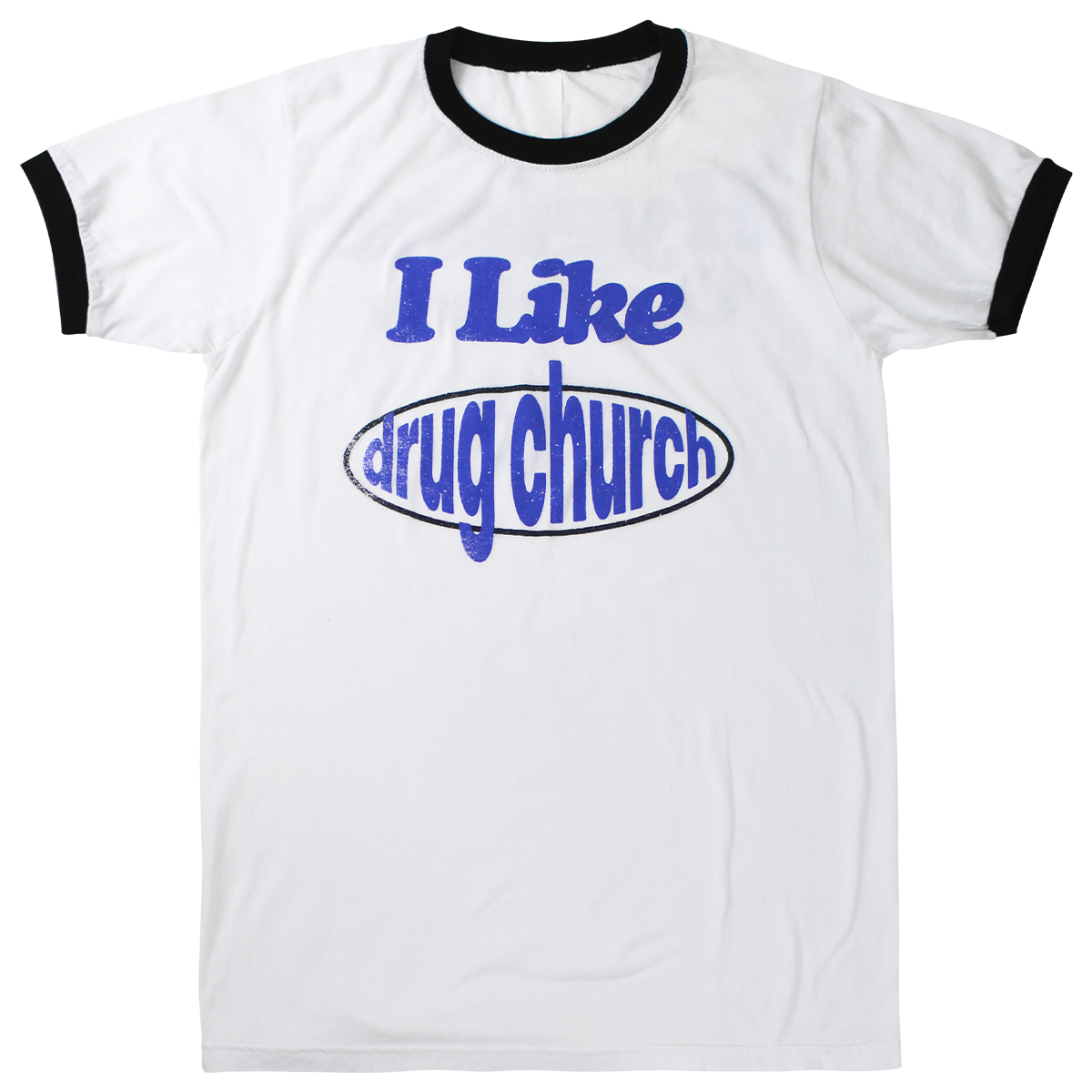 Drug Church - I LIKE DC RINGER TEE Hoodie, Sweatshirt | CoreVibeTees.com (Image 1)