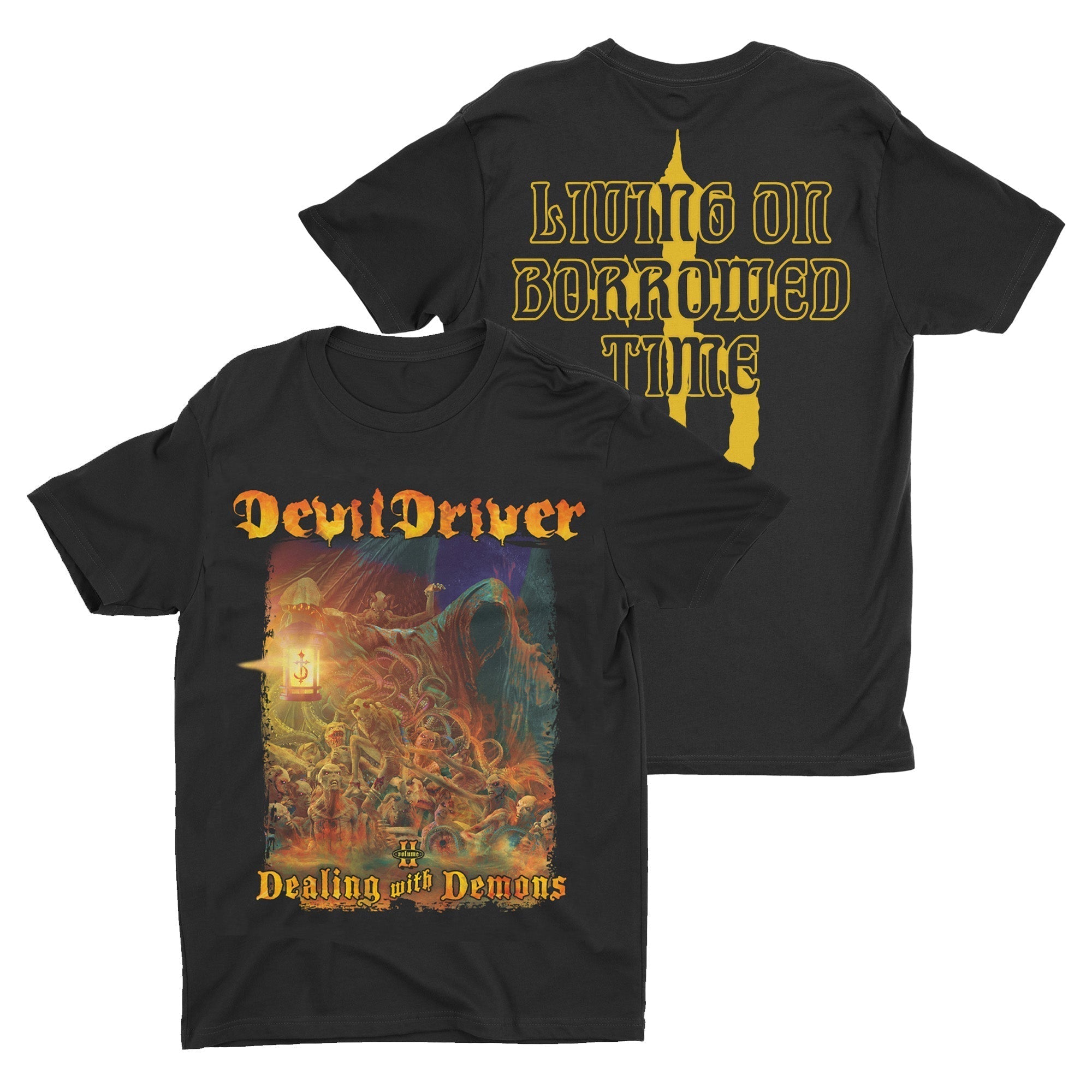 DevilDriver - Dealing With Demons II Cross t-shirt Hoodie, Sweatshirt | CoreVibeTees.com (Image 1)