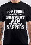 God Found Bravest Men And Made Them Sappers T-Shirt Hoodie, Sweatshirt | CoreVibeTees.com