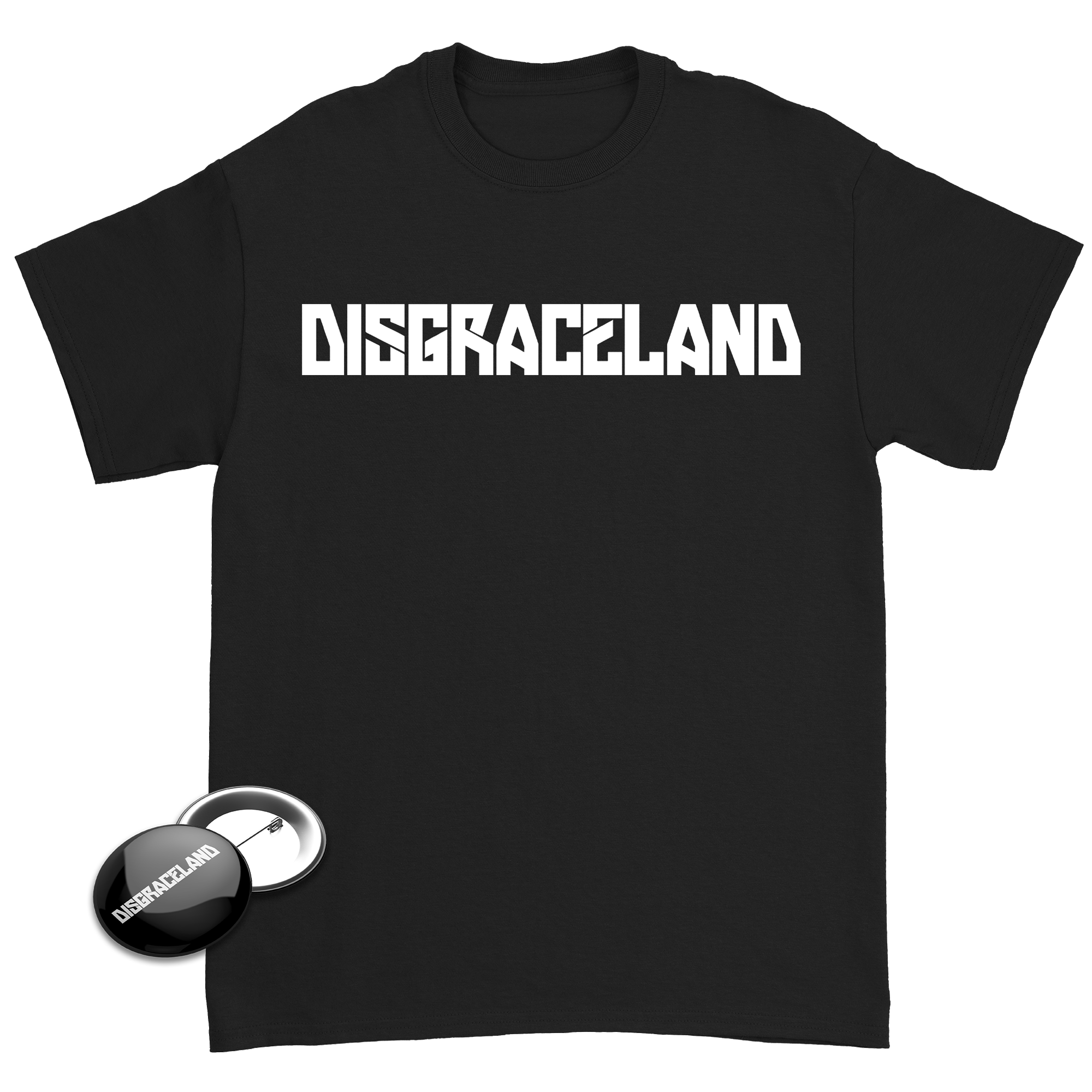 Disgraceland Logo T-Shirt + Button Hoodie, Sweatshirt | CoreVibeTees.com (Image 1)