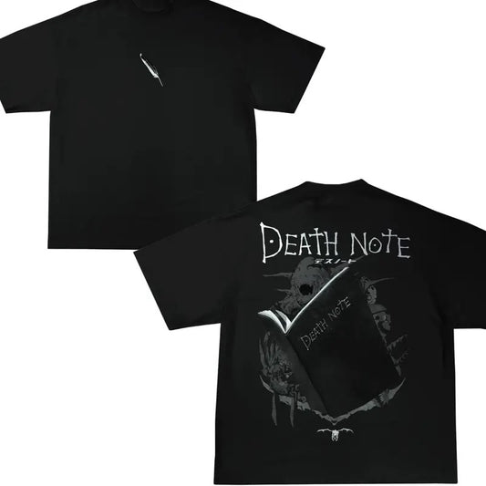 DEATH NOTE AKUMA BLACK T-SHIRT, DEATH NOTE Shirt, DEATH NOTE Merch, Anime Shirt, Vintage Graphic Tee, Anime Graphic Tee, gift For fan Top Menswear