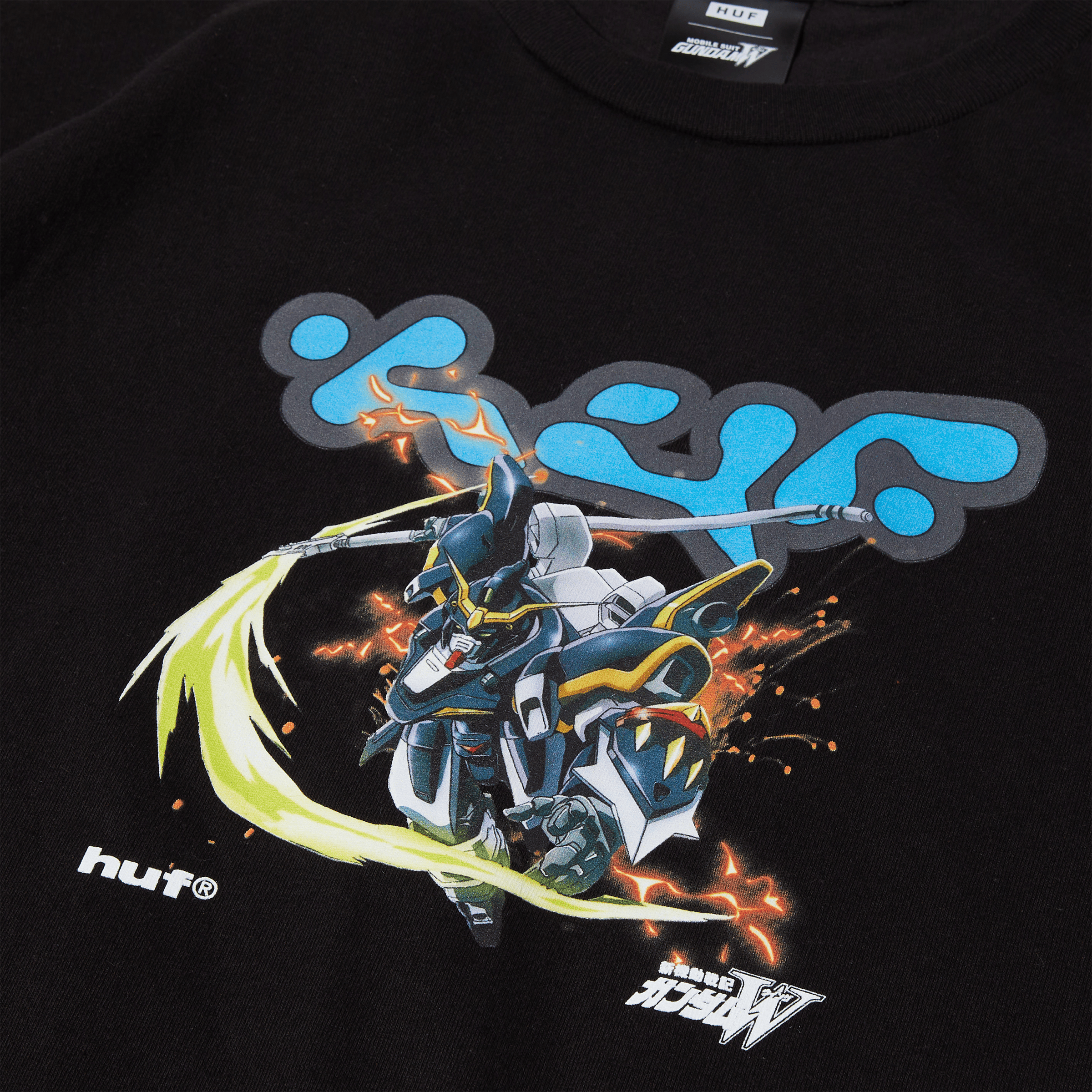HUF x Gundam Deathscythe T-Shirt Hoodie, Sweatshirt | CoreVibeTees.com (Image 2)