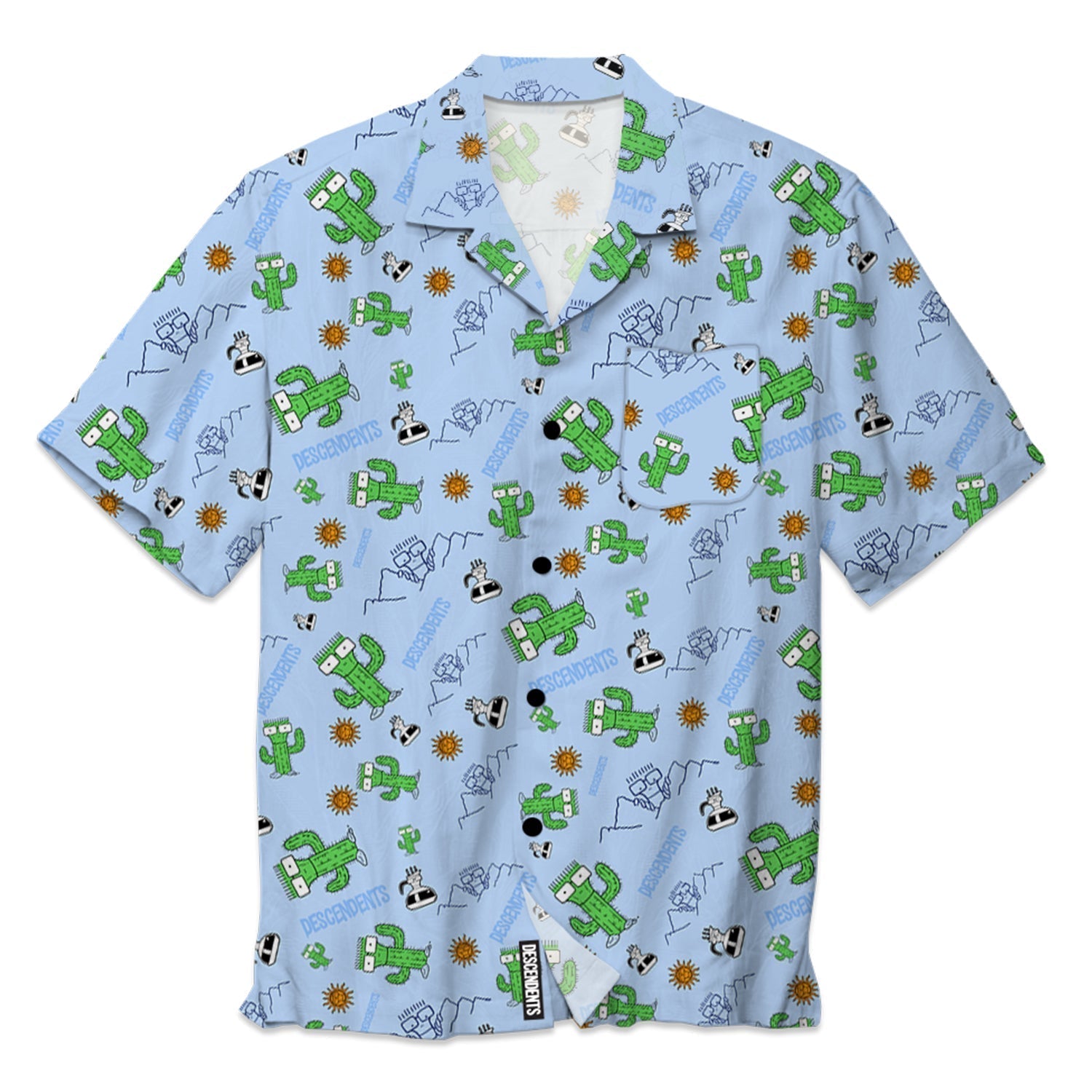 Milo Desert Button Up Shirt (Baby Blue) Hoodie, Sweatshirt | CoreVibeTees.com
